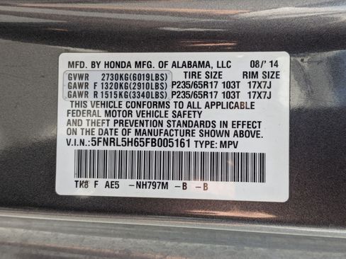Used 2015 Honda Odyssey EX-L image 33