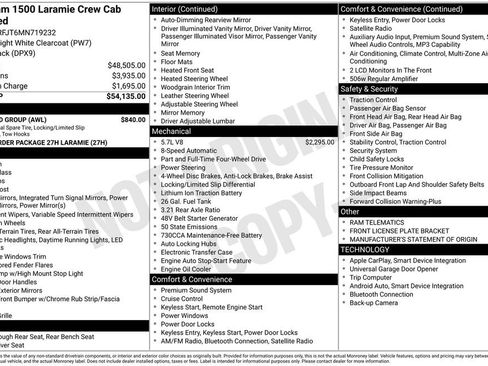 Used 2021 RAM 1500 Laramie w/ Off Road Group image 7