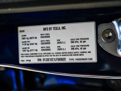 Used 2020 Tesla Model 3 Performance AWD/4WD image 54