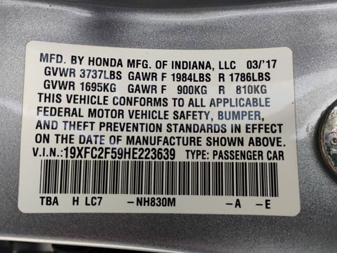 Used 2017 Honda Civic LX image 55