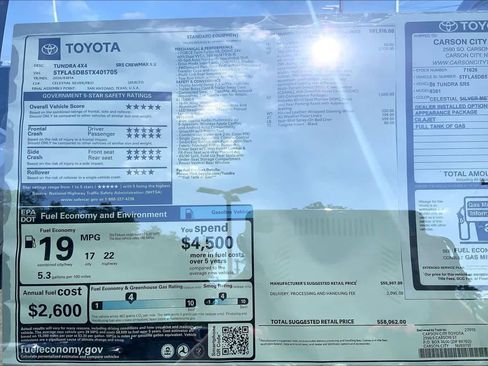 New 2026 Toyota Tundra SR5 AWD/4WD image 21