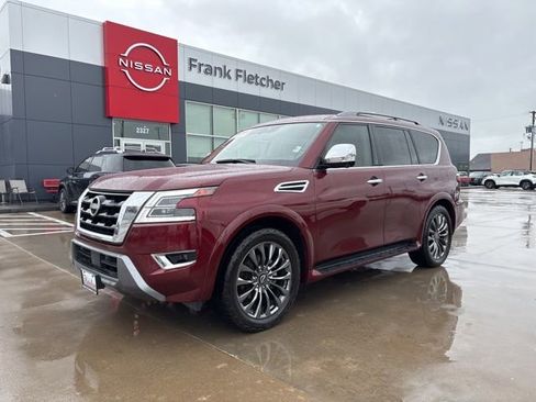 Used 2023 Nissan Armada Platinum w/ Captain's Chairs Package AWD/4WD image 1
