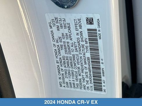 Certified 2024 Honda CR-V EX image 32