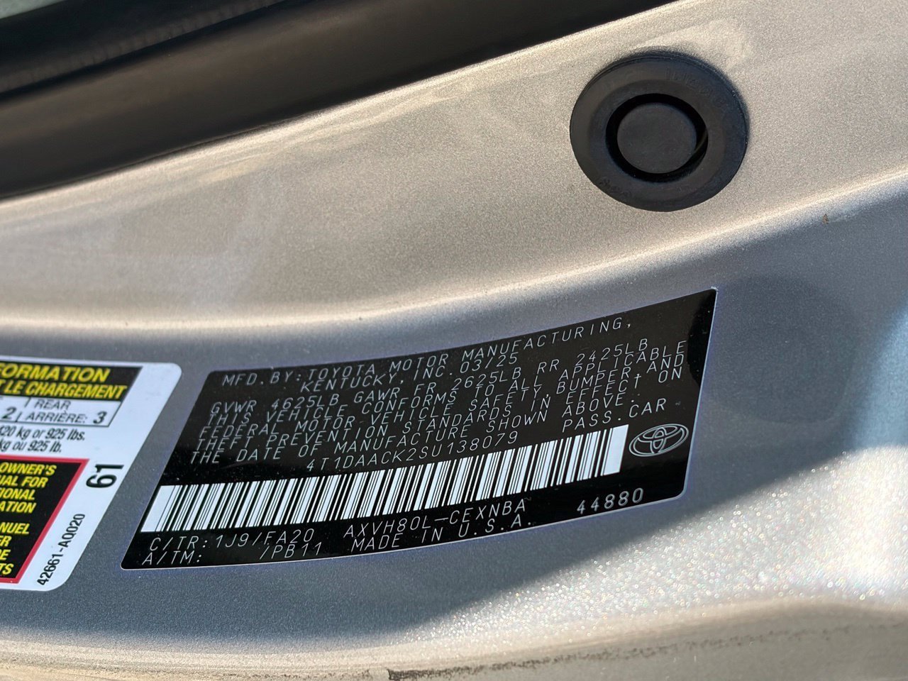 Used 2025 Toyota Camry LE FWD image 13