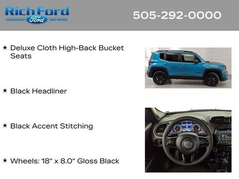 Used 2022 Jeep Renegade Altitude w/ Sun/Sound Group AWD/4WD image 28