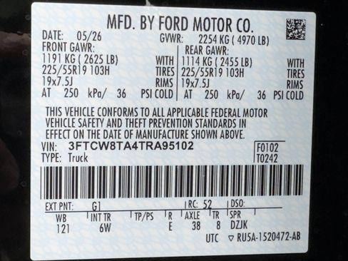 New 2026 Ford Maverick Lobo AWD/4WD image 13