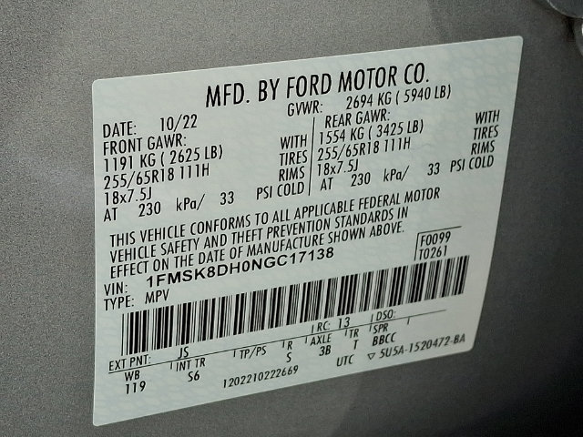 Used 2022 Ford Explorer XLT w/ Equipment Group 202A AWD/4WD image 28