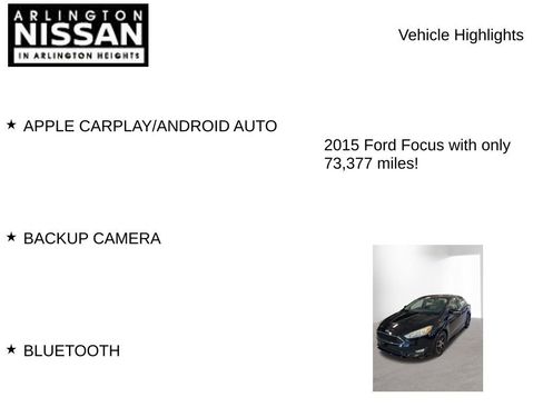 Used 2015 Ford Focus SE w/ SE Sport Package FWD image 7