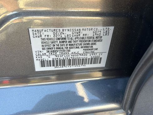 New 2026 Nissan Sentra SV w/ Floor Mat Package image 35