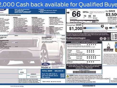 New 2025 Ford F150 Lightning Platinum AWD/4WD image 5
