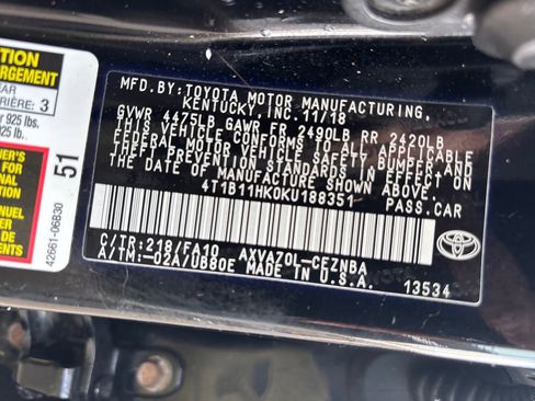 Used 2019 Toyota Camry LE image 30