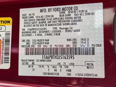 Used 2018 Ford Mustang Coupe w/ Equipment Group 101A image 22