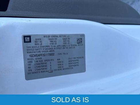 Used 2016 Chevrolet Express 2500 Work Van image 26