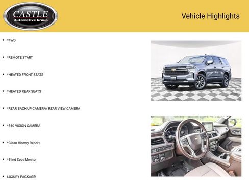 Used 2022 Chevrolet Tahoe LT w/ Luxury Package image 3