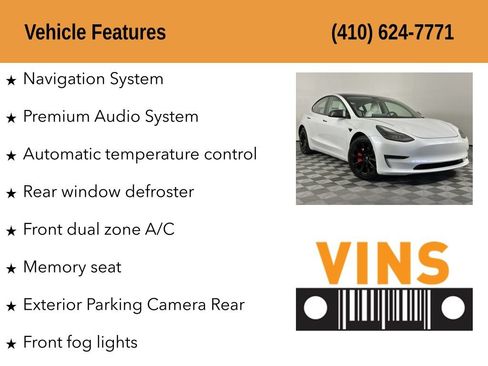 Used 2021 Tesla Model 3 Long Range AWD/4WD image 5