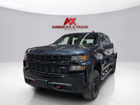Used 2021 Chevrolet Silverado 1500 Custom Trail Boss w/ LPO, Dark Essentials Package AWD/4WD image 63