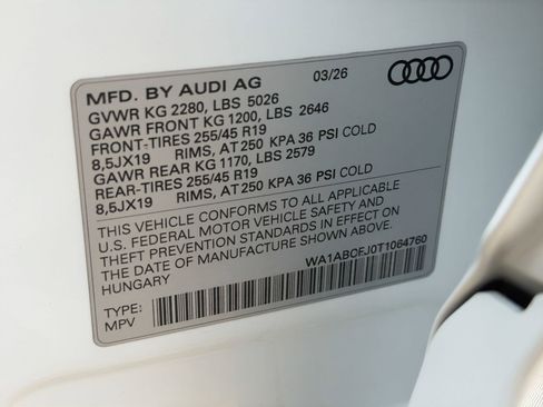 New 2026 Audi Q3 quattro 2.0T w/ Driver Assistance Package AWD/4WD image 22