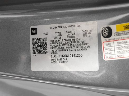 Used 2020 Chevrolet Camaro ZL1 image 55