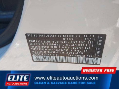 Used 2015 Volkswagen Jetta SE image 17