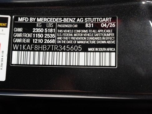 New 2026 Mercedes-Benz C 43 AMG 4MATIC Sedan image 34