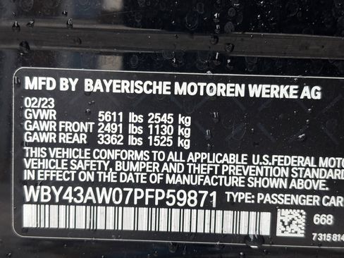 Used 2023 BMW i4 eDrive35 w/ Premium Package RWD image 11