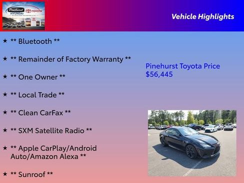 Used 2025 Lexus RC 350 F Sport w/ Navigation Package RWD image 16