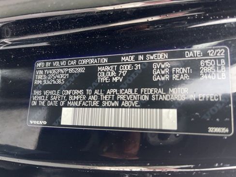 Used 2023 Volvo XC90 B6 Plus w/ Protection Package Premier image 32