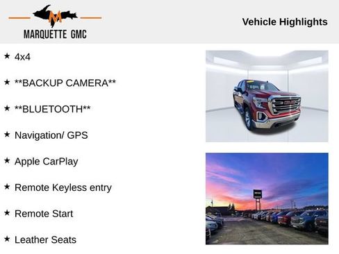 Used 2019 GMC Sierra 1500 SLT w/ SLT Premium Plus Package AWD/4WD image 3