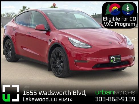 Used 2021 Tesla Model Y Long Range AWD/4WD image 1