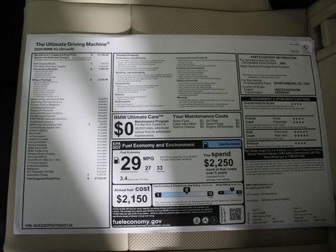 New 2026 BMW X3 xDrive30 w/ M Sport Package image 21