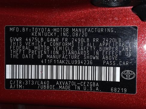 Used 2020 Toyota Camry XLE image 33