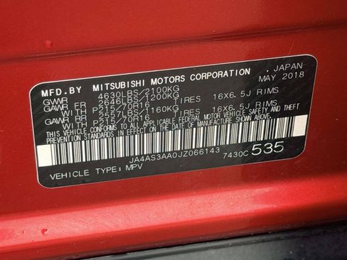 Used 2018 Mitsubishi Eclipse Cross ES FWD image 22