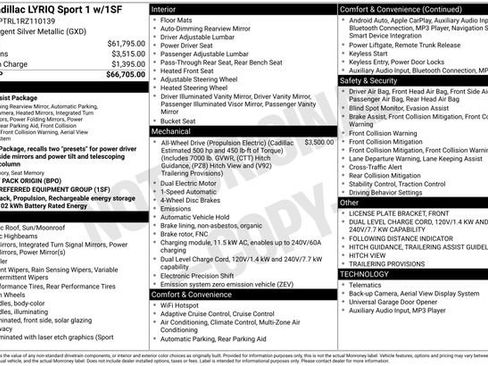 Used 2024 Cadillac Lyriq Sport image 11