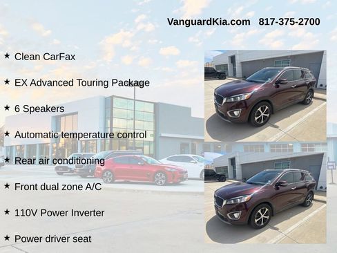 Used 2018 Kia Sorento EX w/ EX Advanced Touring Package image 3