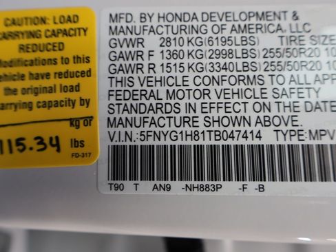 New 2026 Honda Pilot Elite image 37