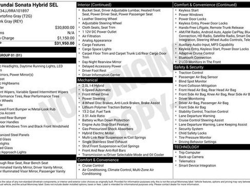 Used 2024 Hyundai Sonata SEL FWD image 31