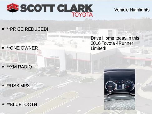Used 2016 Toyota 4Runner Limited AWD/4WD image 9