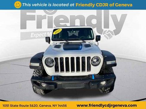 Used 2023 Jeep Wrangler Unlimited Rubicon 4xe w/ Steel Bumper Group image 2