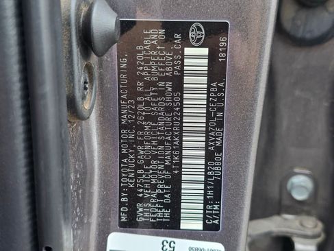 Used 2024 Toyota Camry XSE FWD image 19