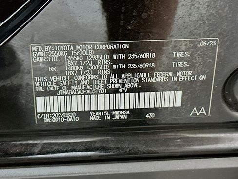 Used 2023 Toyota bZ4X XLE w/ Weather Package AWD/4WD image 12