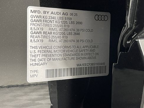 New 2025 Audi Q3 2.0T Premium Plus image 39