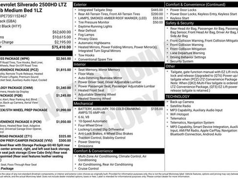 Used 2025 Chevrolet Silverado 2500 LTZ w/ Trail Boss Package AWD/4WD image 4