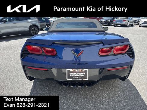 Used 2019 Chevrolet Corvette Stingray Convertible w/ Carbon Flash Badge Package RWD image 7