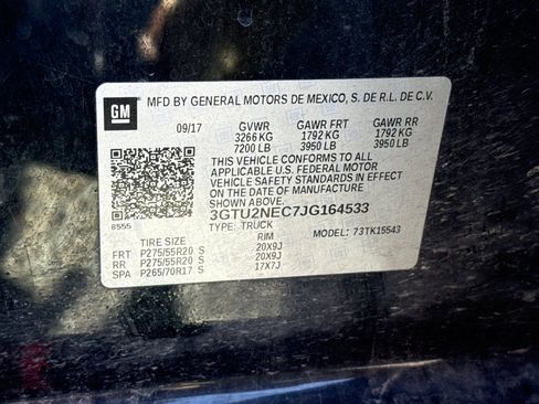 Used 2018 GMC Sierra 1500 SLT AWD/4WD image 53