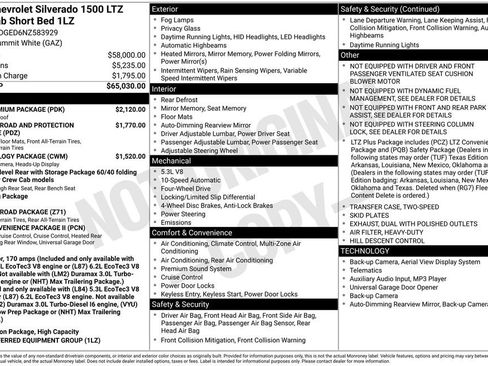 Used 2022 Chevrolet Silverado 1500 LTZ w/ LTZ Premium Package AWD/4WD image 51