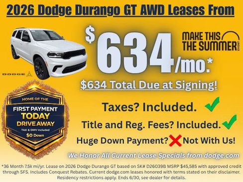 New 2026 Dodge Durango GT AWD/4WD image 18