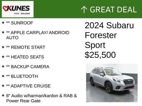 Used 2024 Subaru Forester Sport image 2