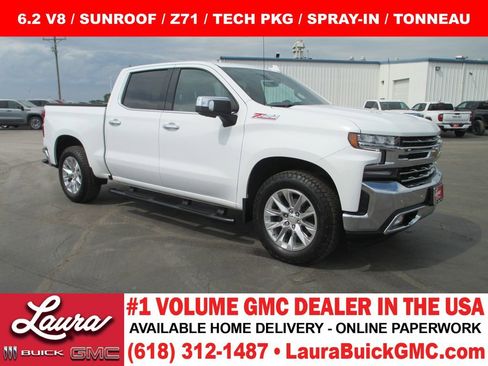 Used 2021 Chevrolet Silverado 1500 LTZ w/ LTZ Premium Package AWD/4WD image 1