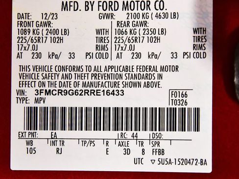 Used 2024 Ford Bronco Sport Heritage w/ Heritage Convenience Package image 13