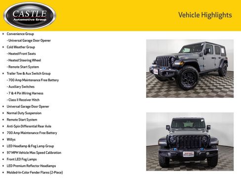 Used 2023 Jeep Wrangler Unlimited w/ Cold Weather Group AWD/4WD image 8